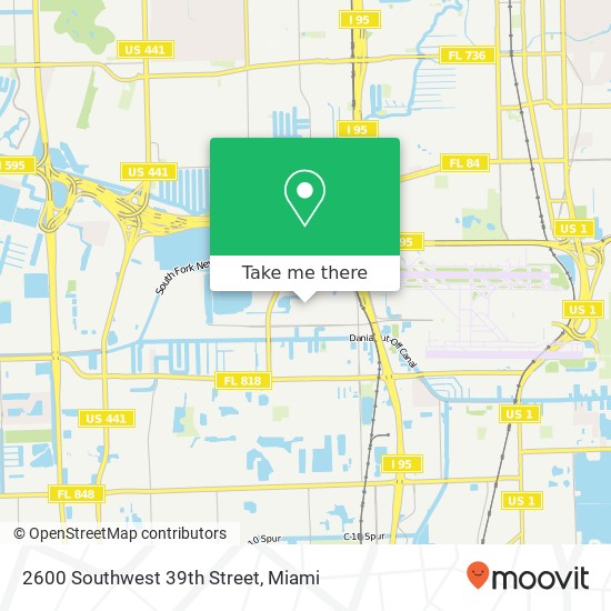 Mapa de 2600 Southwest 39th Street