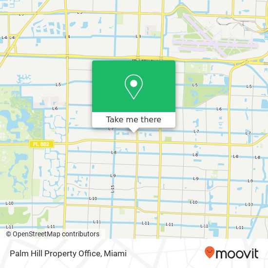 Mapa de Palm Hill Property Office