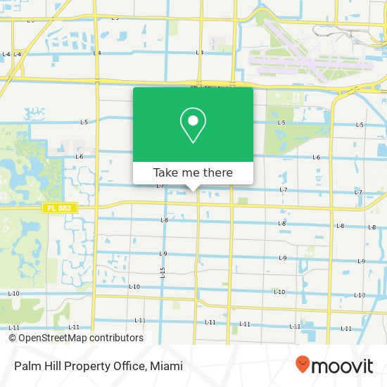 Palm Hill Property Office map