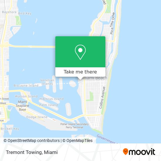 Tremont Towing map