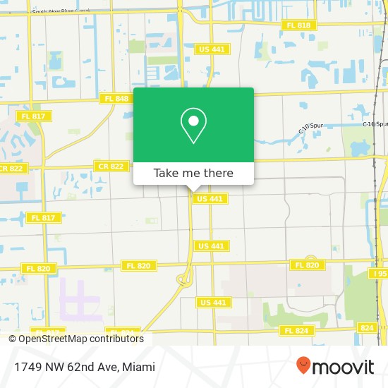 1749 NW 62nd Ave map