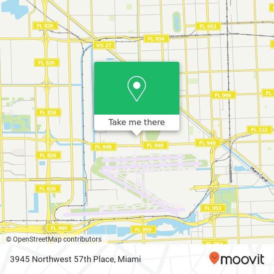 Mapa de 3945 Northwest 57th Place