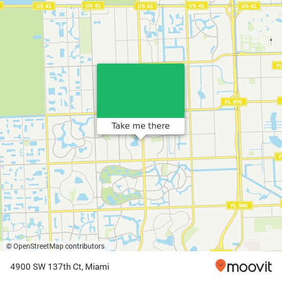 4900 SW 137th Ct map