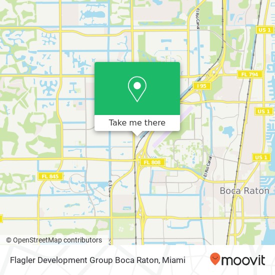 Mapa de Flagler Development Group Boca Raton