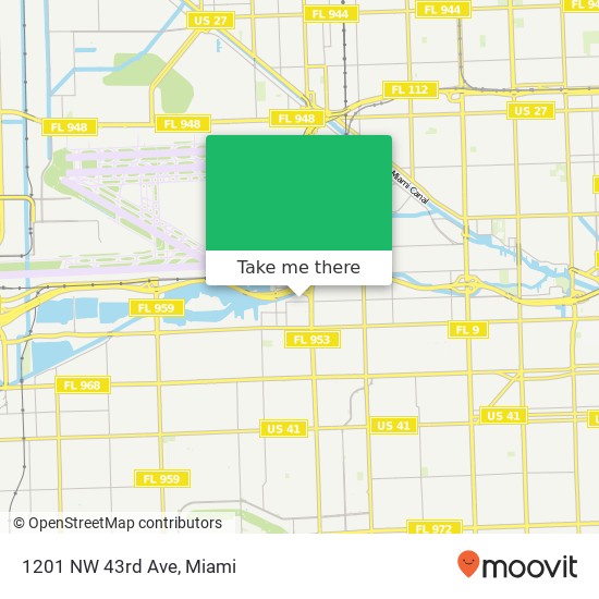 1201 NW 43rd Ave map