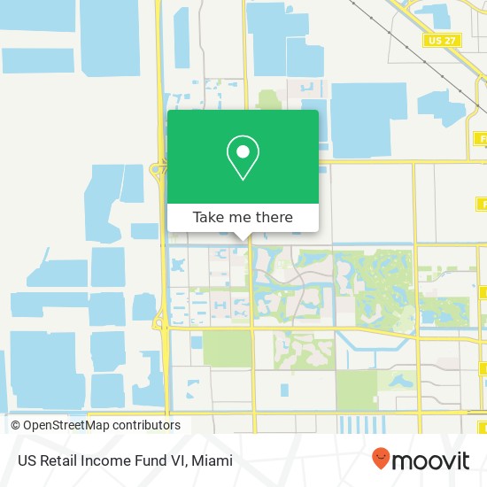 US Retail Income Fund VI map