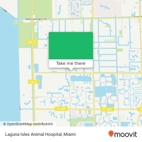 Laguna Isles Animal Hospital map