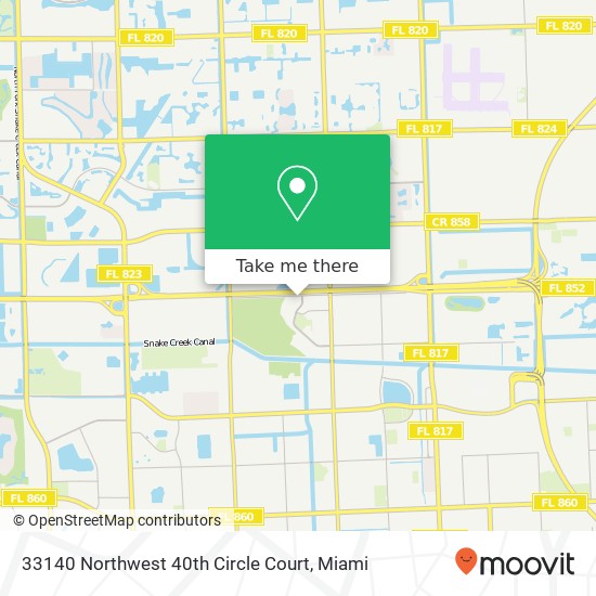 33140 Northwest 40th Circle Court map
