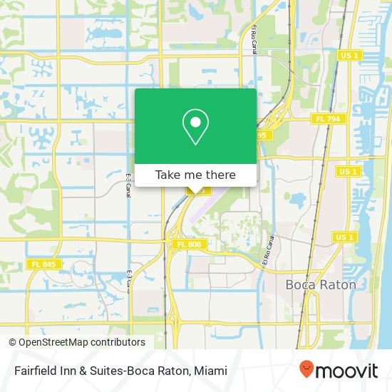 Fairfield Inn & Suites-Boca Raton map
