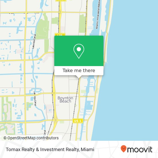 Tomax Realty & Investment Realty map