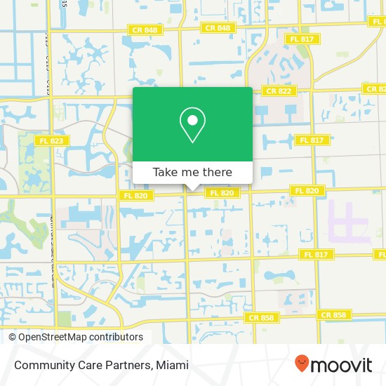 Community Care Partners map