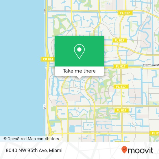 Mapa de 8040 NW 95th Ave