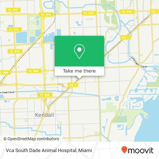 Mapa de Vca South Dade Animal Hospital