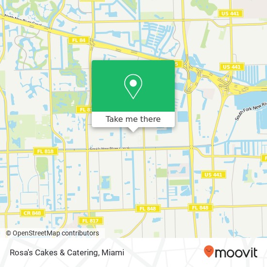 Rosa's Cakes & Catering map