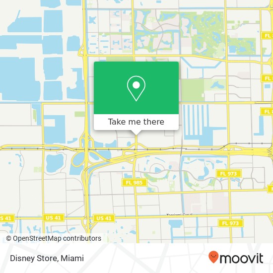 Mapa de Disney Store