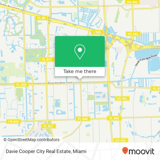 Mapa de Davie Cooper City Real Estate