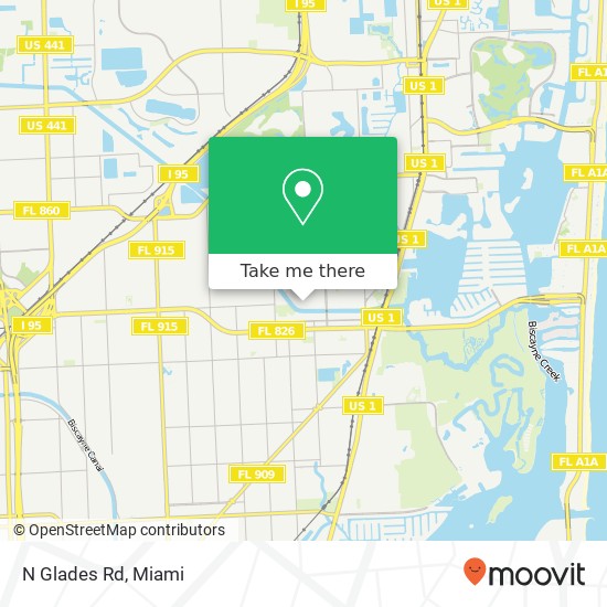 Mapa de N Glades Rd
