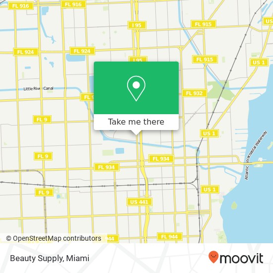 Beauty Supply map