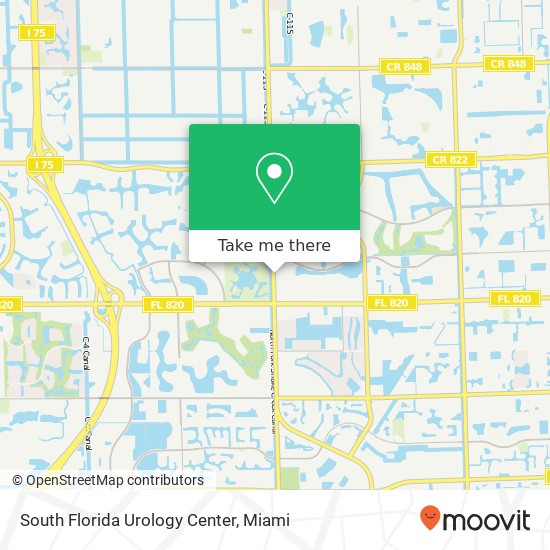 Mapa de South Florida Urology Center