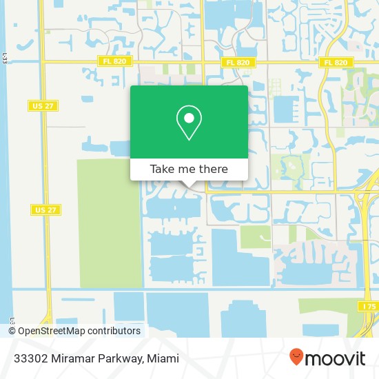 33302 Miramar Parkway map