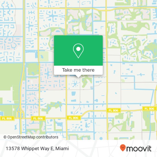 Mapa de 13578 Whippet Way E