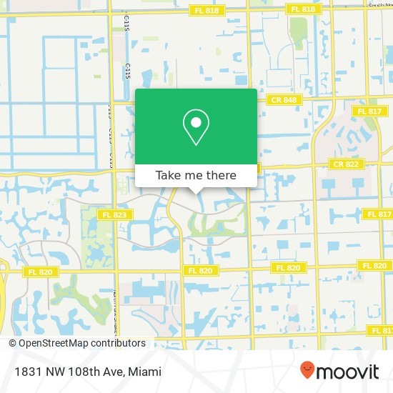 Mapa de 1831 NW 108th Ave