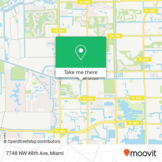 7748 NW 48th Ave map