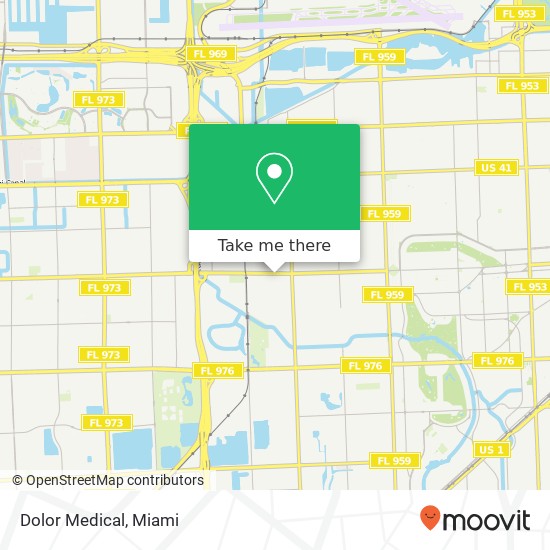 Dolor Medical map