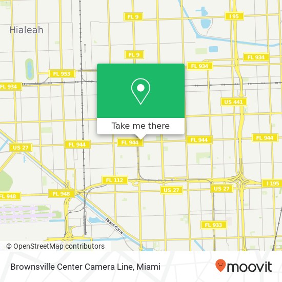 Brownsville Center Camera Line map