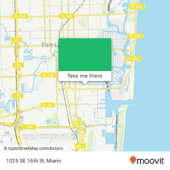 1025 SE 16th St map