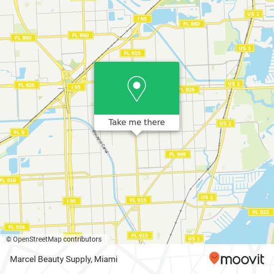 Marcel Beauty Supply map