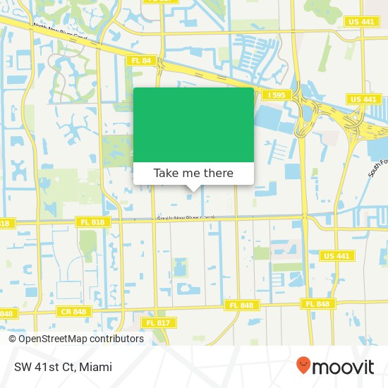 SW 41st Ct map