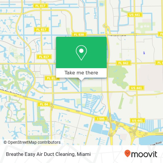 Mapa de Breathe Easy Air Duct Cleaning