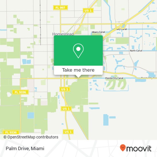 Mapa de Palm Drive