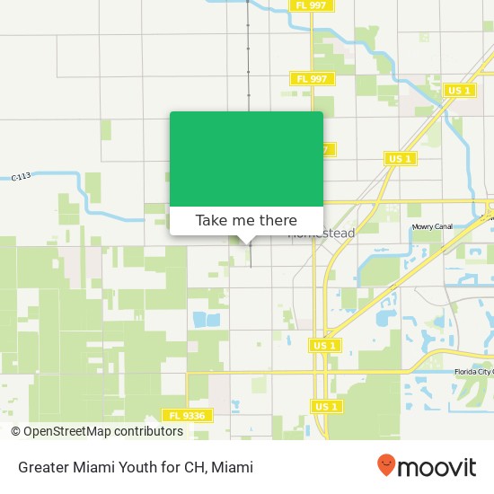 Mapa de Greater Miami Youth for CH