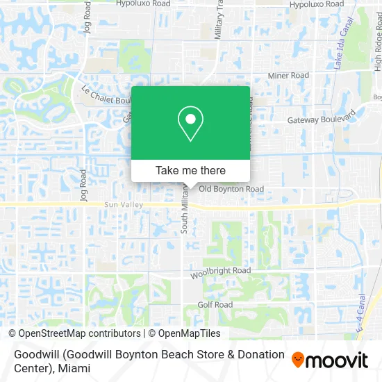 Goodwill (Goodwill Boynton Beach Store & Donation Center) map