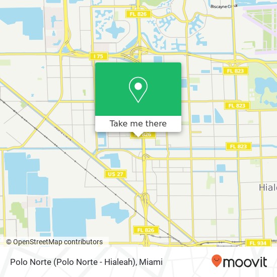 Mapa de Polo Norte (Polo Norte - Hialeah)