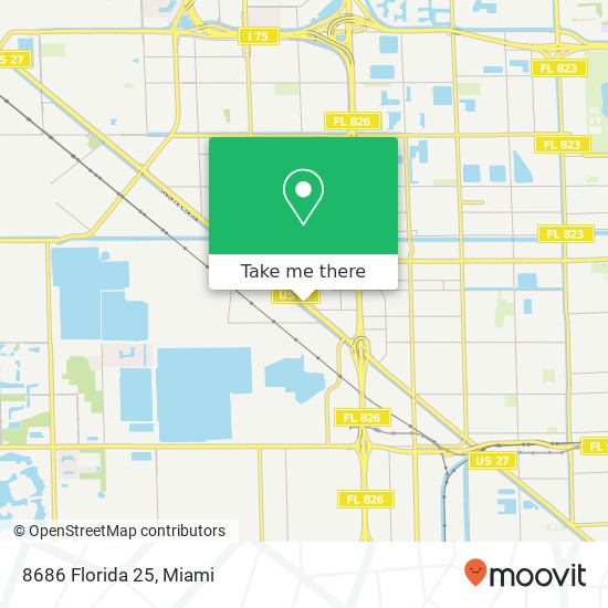 8686 Florida 25 map