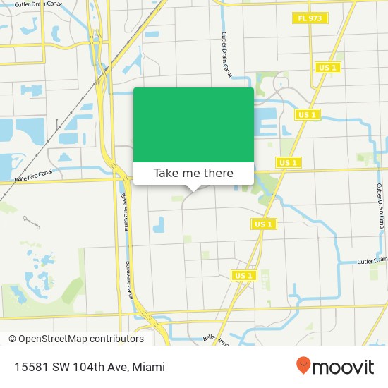 15581 SW 104th Ave map