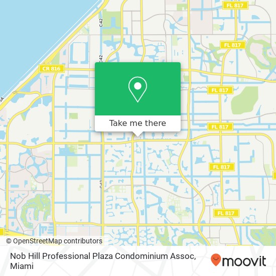 Nob Hill Professional Plaza Condominium Assoc map