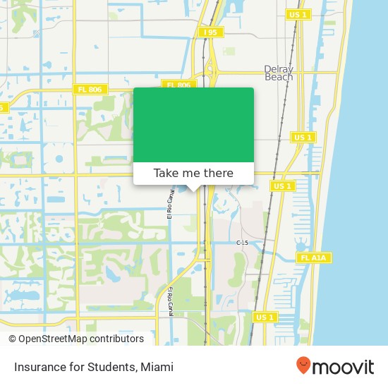 Insurance for Students map