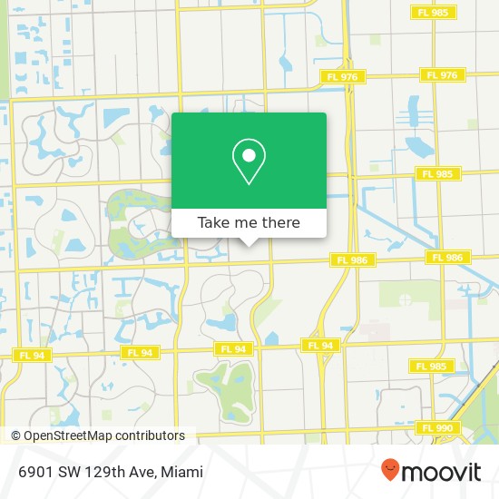 Mapa de 6901 SW 129th Ave