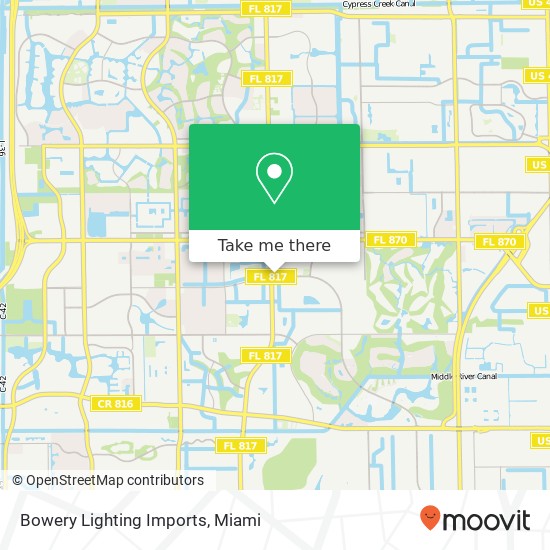 Bowery Lighting Imports map