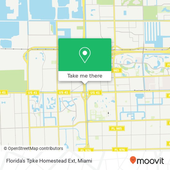 Mapa de Florida's Tpke Homestead Ext