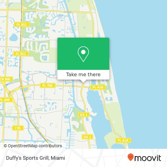 Duffy's Sports Grill map