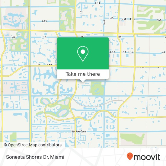 Sonesta Shores Dr map