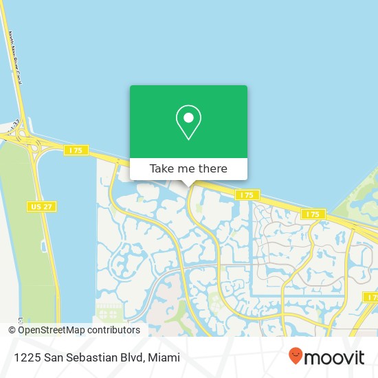 1225 San Sebastian Blvd map