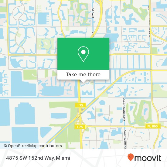 4875 SW 152nd Way map