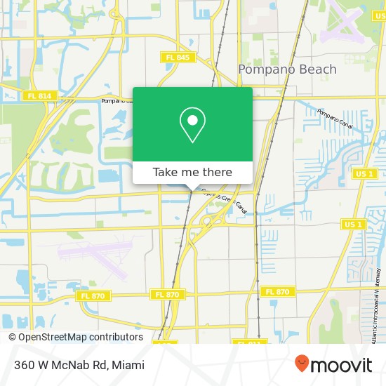 Mapa de 360 W McNab Rd