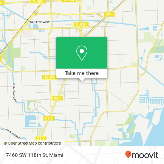 7460 SW 118th St map